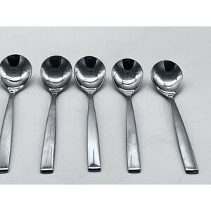 Cromargan WFM Spoons Demitasse Tiny 4 7/8" Stainless Steel Set of 5